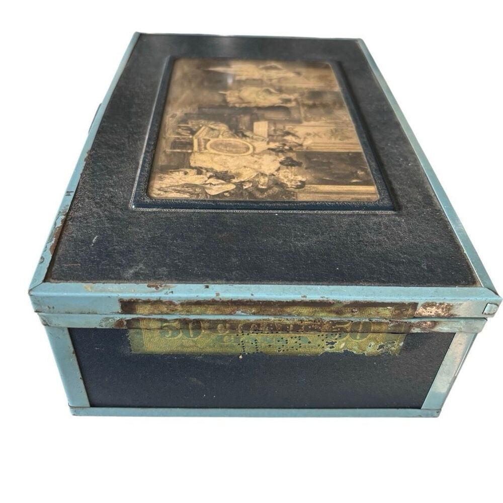 Vintage 1930’s Wooden Cigar Box - Picture 4 of 9